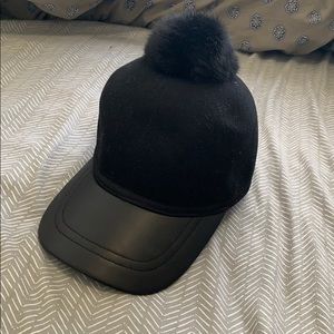 Mixed material hat